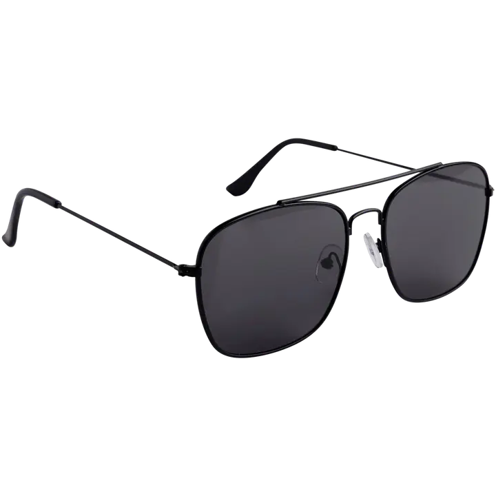 Cailap Aurinkolasit klassinen, musta metallik.