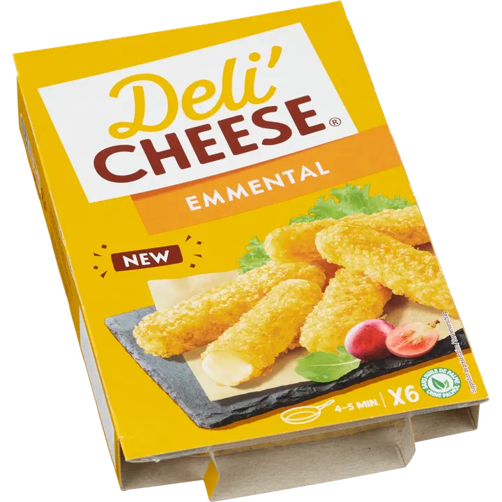 Paneroitu ja esipaistettu Deli'Cheese emmentalherkku