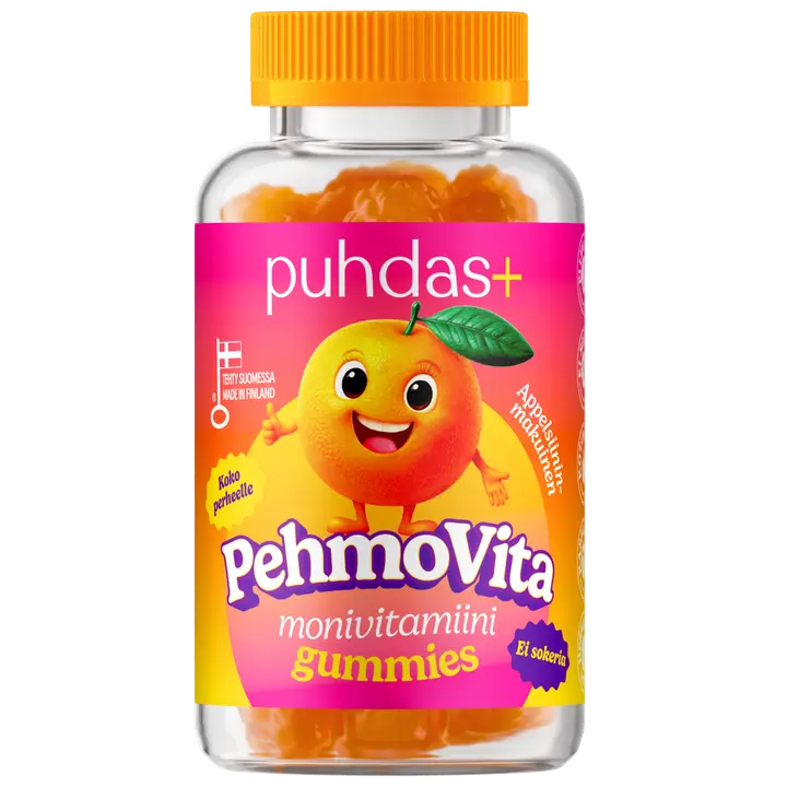 Puhdas PehmoVita multivitamiini kummikommid 75tk