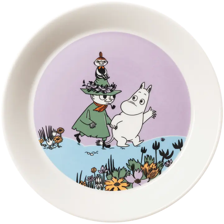 Moomin Arabia Muumi Sydänystävät lautanen 19cm