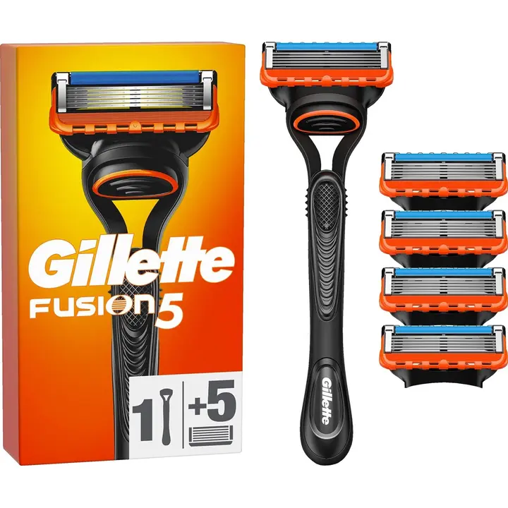Gillette Fusion5 partahöylä+4 vaihtoterää