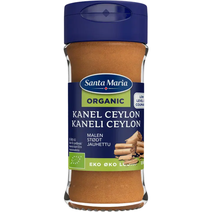 Santa Maria 24G Luomu Kaneli Ceylon Jauhettu, purkki