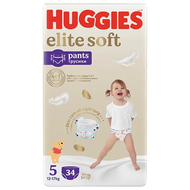Huggies püksmähkmed Extra Care 5, 12-17kg 34tk