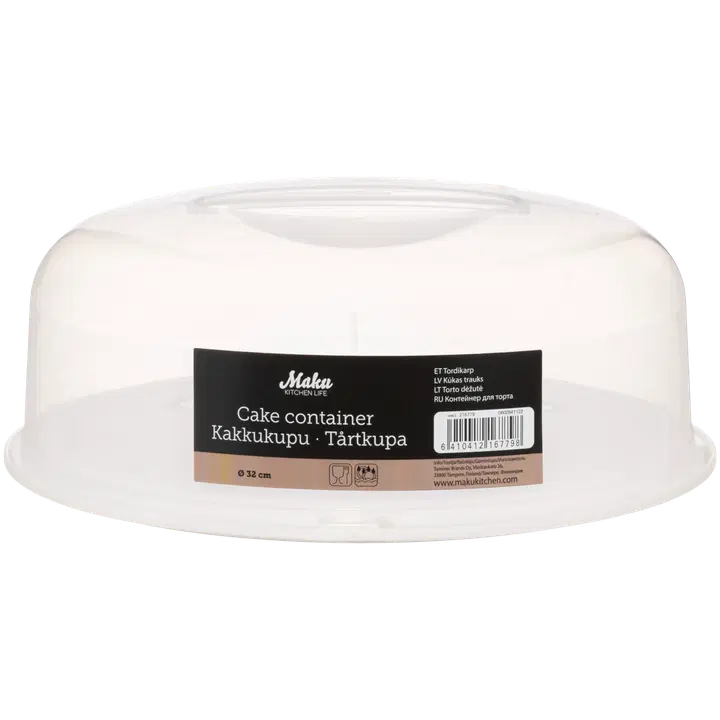 Maku kakkukupu Basic pyöreä valkoinen