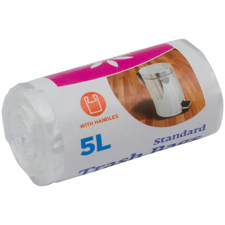 McLean Muovikassit kantokahvalla HD 5L, 40kpl/rll