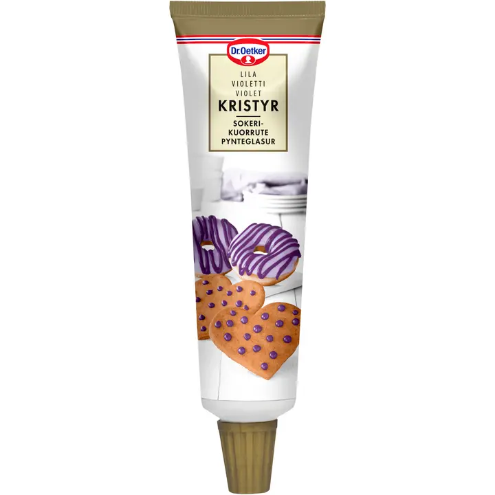 Dr. Oetker Sokerikuorrute violetti 125g