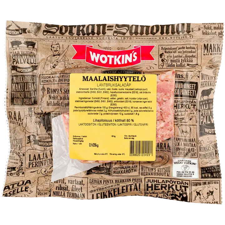 Wotkin´s 250-400g Maalaishyytelöpala