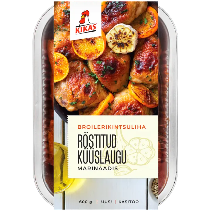 Kikas Broilerikintsuliha röstitud küüslaugu m. 600g