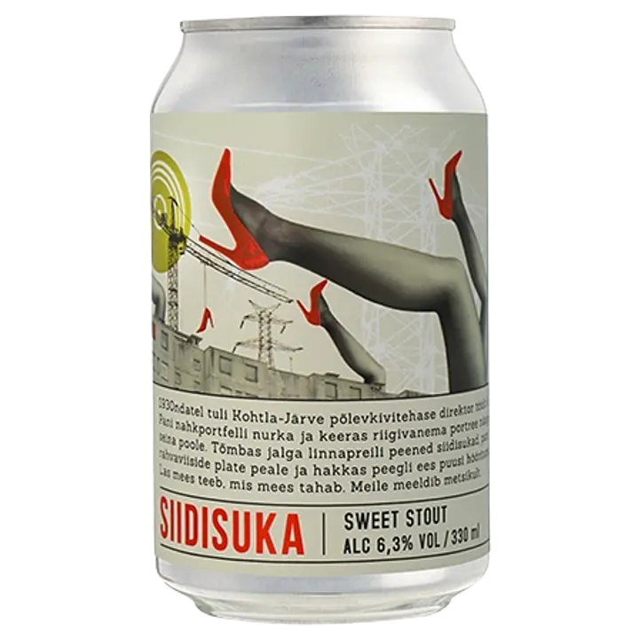 Purtse Siidisuka Sweet Stout õlu 6,3%vol 330ml