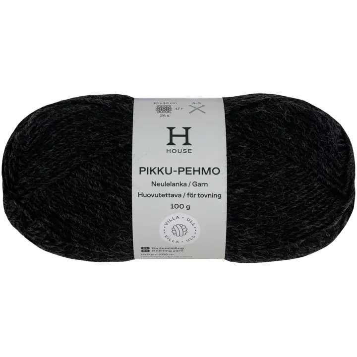 House villalanka Pikku pehmo 100 g Anthracite 1307
