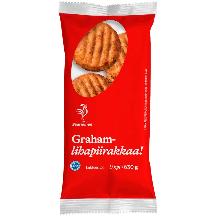 Saarioinen Grahamlihapiirakka 9kpl 630g