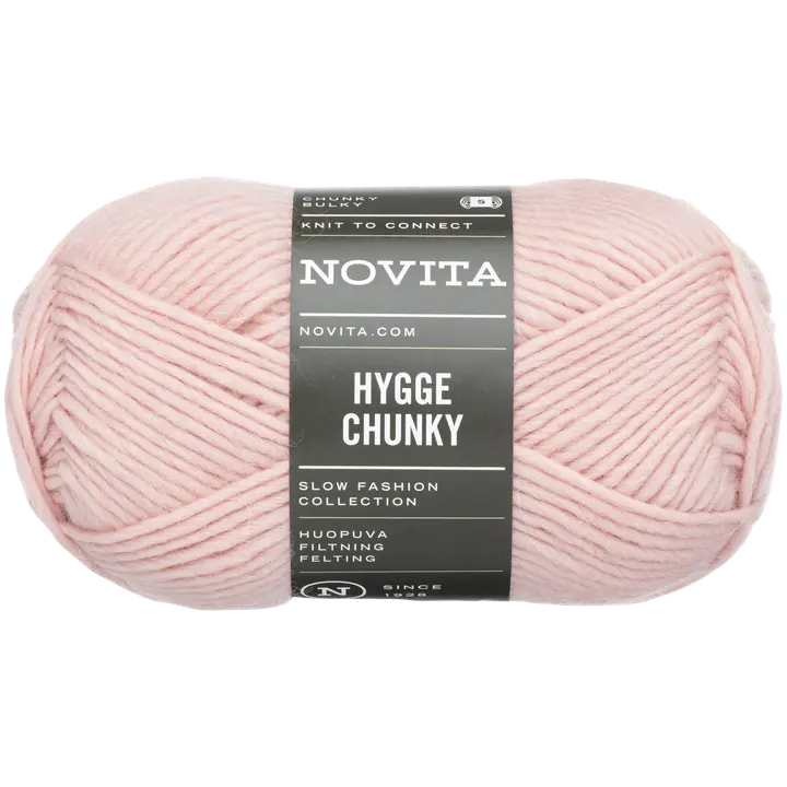 Novita lanka Hygge Chunky 100 g ruusuvesi 504