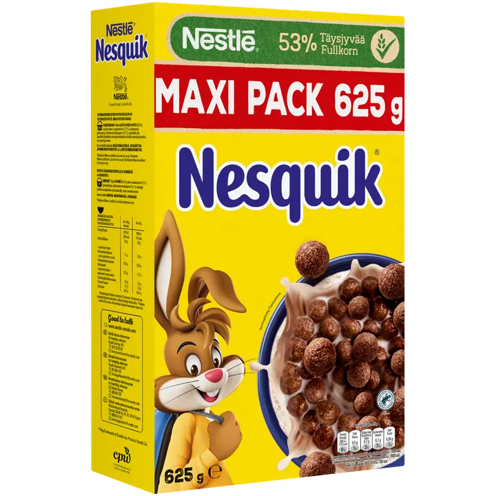 Nestlé Nesquik 625g kaakaomurot vehnästä ja maissista