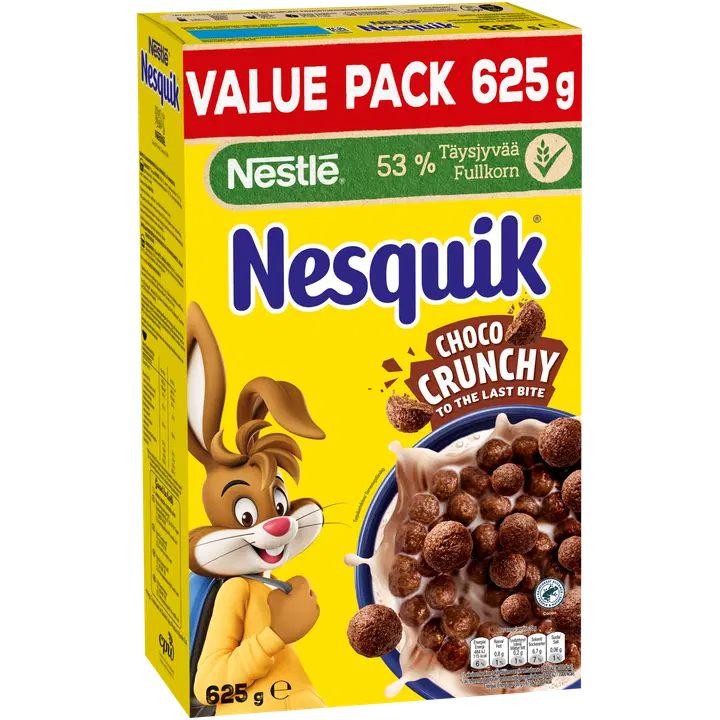 Nestlé Nesquik 625g kaakaomurot vehnästä ja maissista