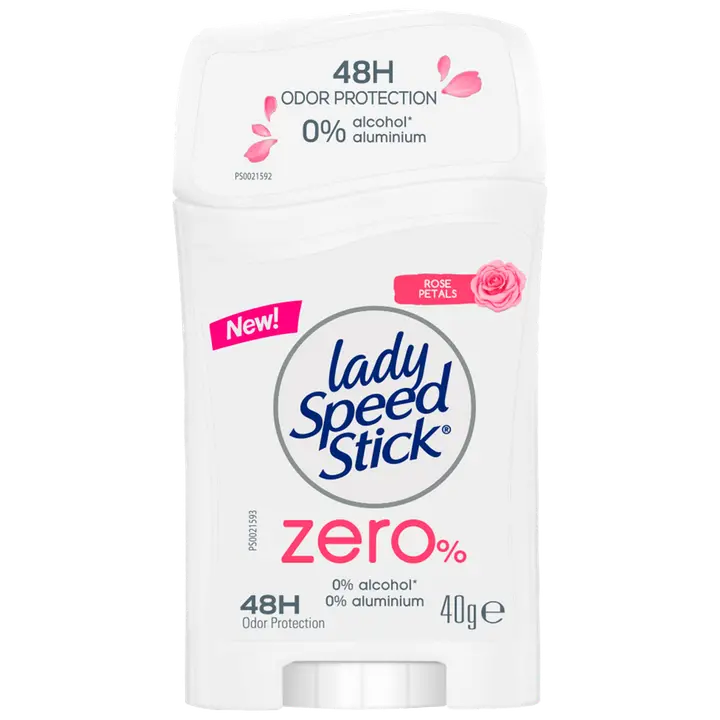 Pulkdeodorant Lady Speed Stick Zero Rose Petals 40g