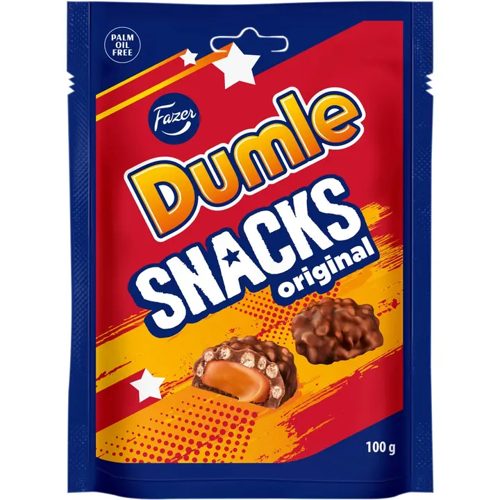 Fazer Dumle Snacks kommikott 100g