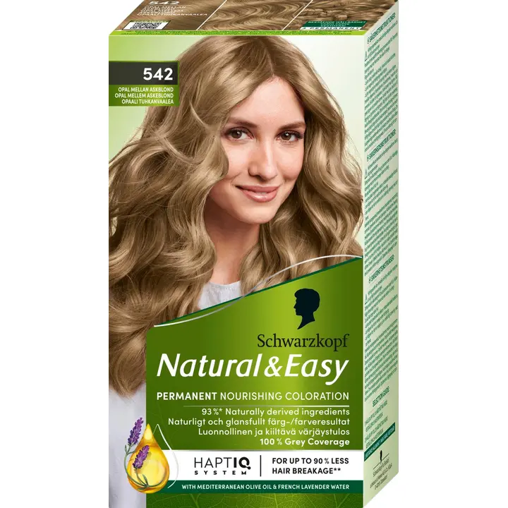 Schwarzkopf Natural & Easy 542 Opaali Tuhkanvaalea hiusväri