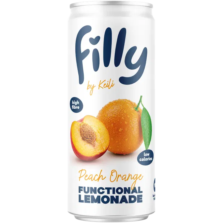 FILLY Apelsini-virsiku fuktsionaalne karastusjook 330ml
