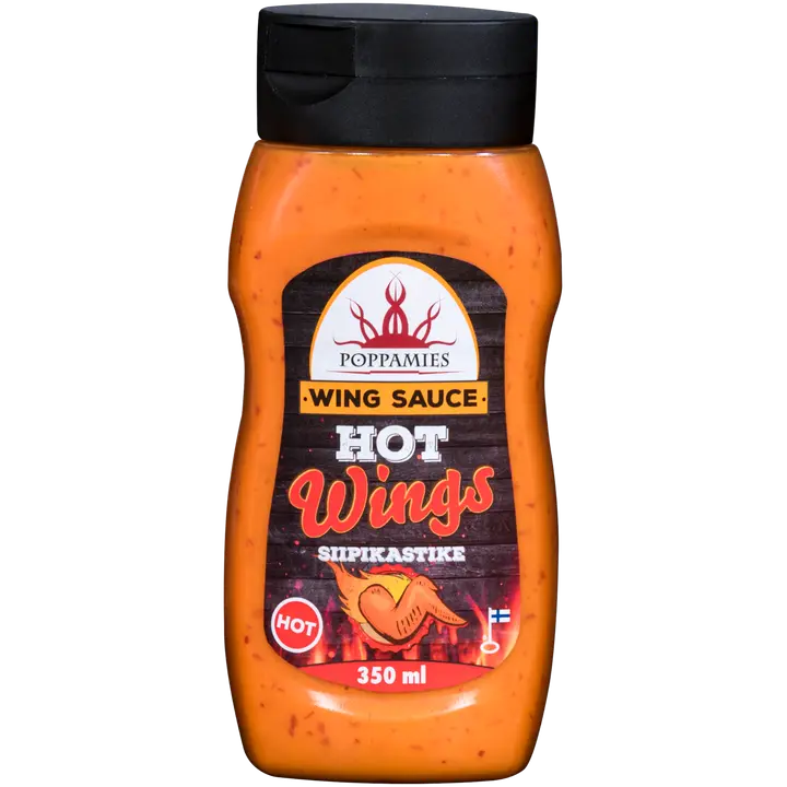 Poppamies Wing sauce hot siipikastike 340g
