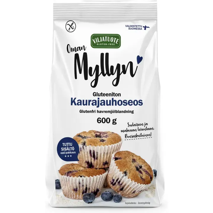 Virtasalmen Viljatuote Gluteeniton Kaurajauhoseos 600g