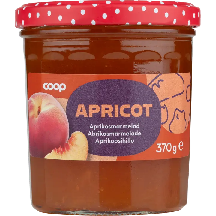 Coop aprikoosihillo 370 g