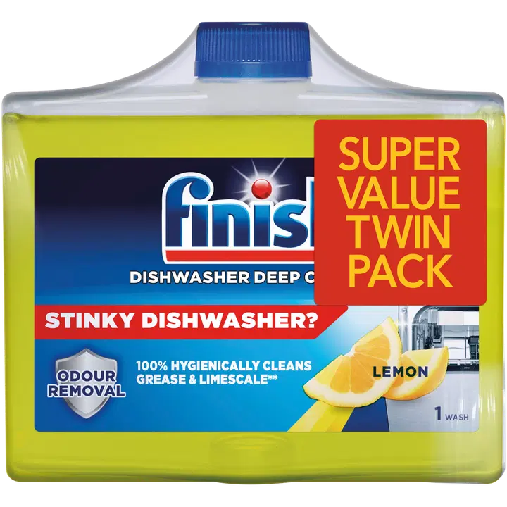 Finish koneenpuhdistaja tuplapakkaus sitruuna 2x250ml