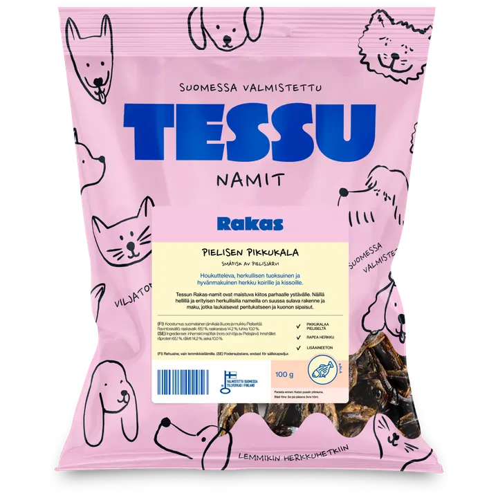 Tessu Rakas Pielisen pikkukala 100g