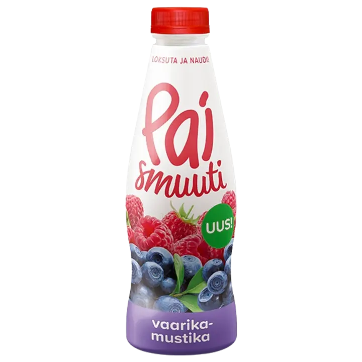 Pai vaarika-mustika smuuti 750ml