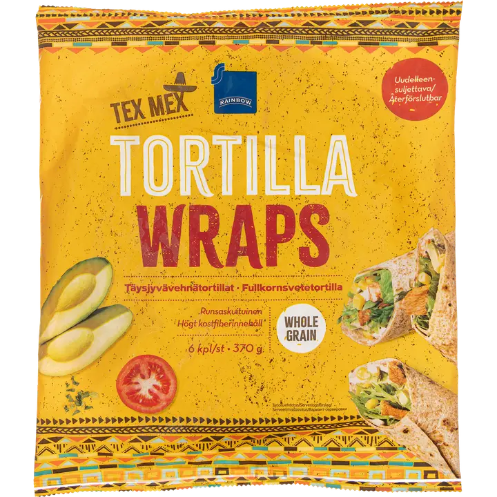 Täisteratortilla 370 g