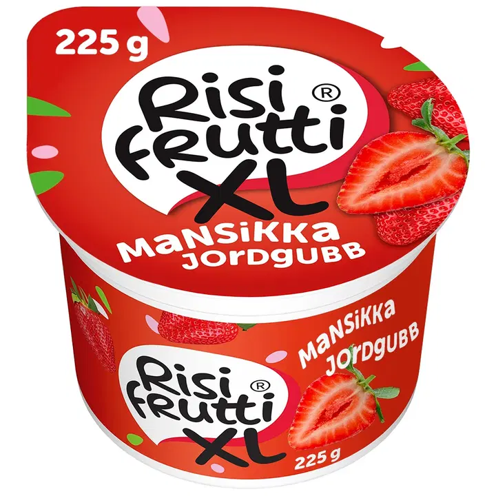 Risifrutti XL jordgubb rismellanmål 225g