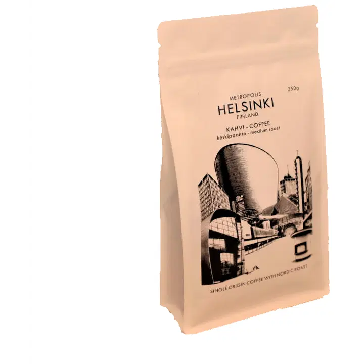 Pirkanmaan Paahtimo Metropolis Helsinki kahvi 250g suodatinjauhatus