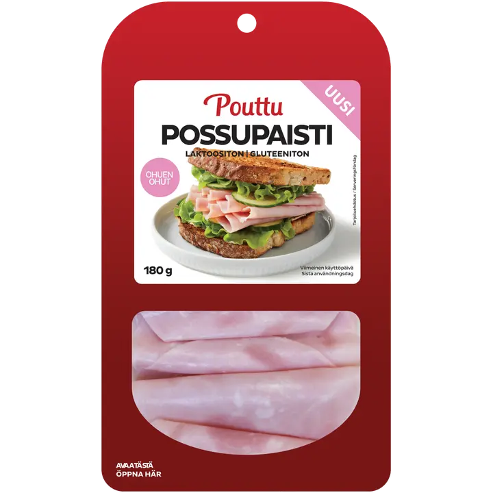 Pouttu Ohuen Ohut Possupaisti 180g