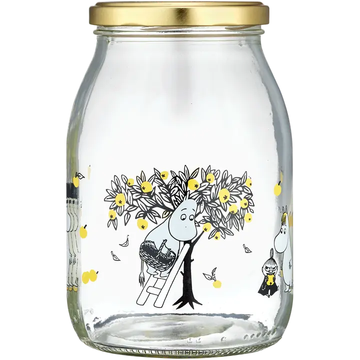 Muurla Muumi lasipurkki 1L Omenat