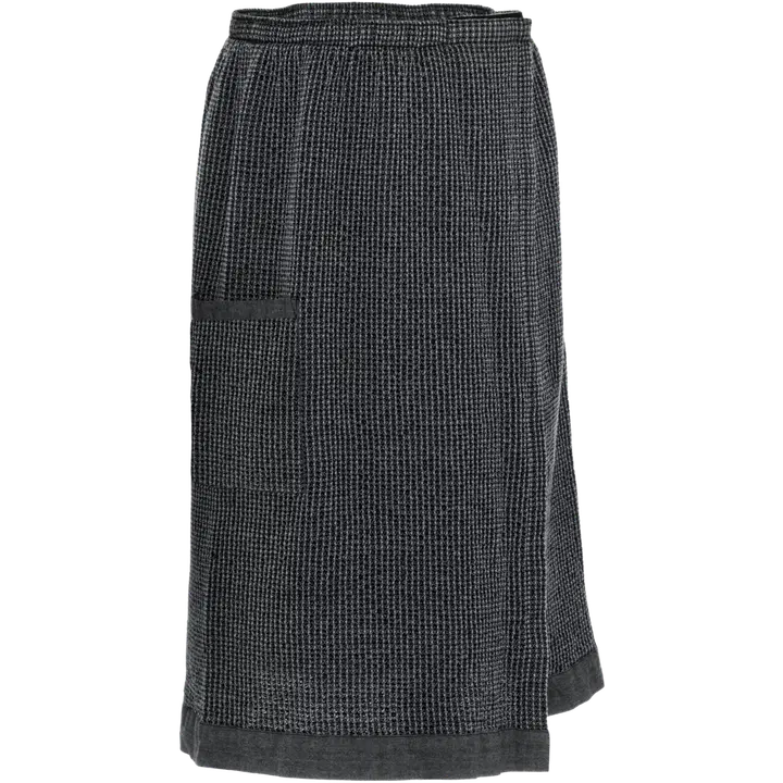 Rento Lannepyyhe Kenno 70x145 cm musta/harmaa