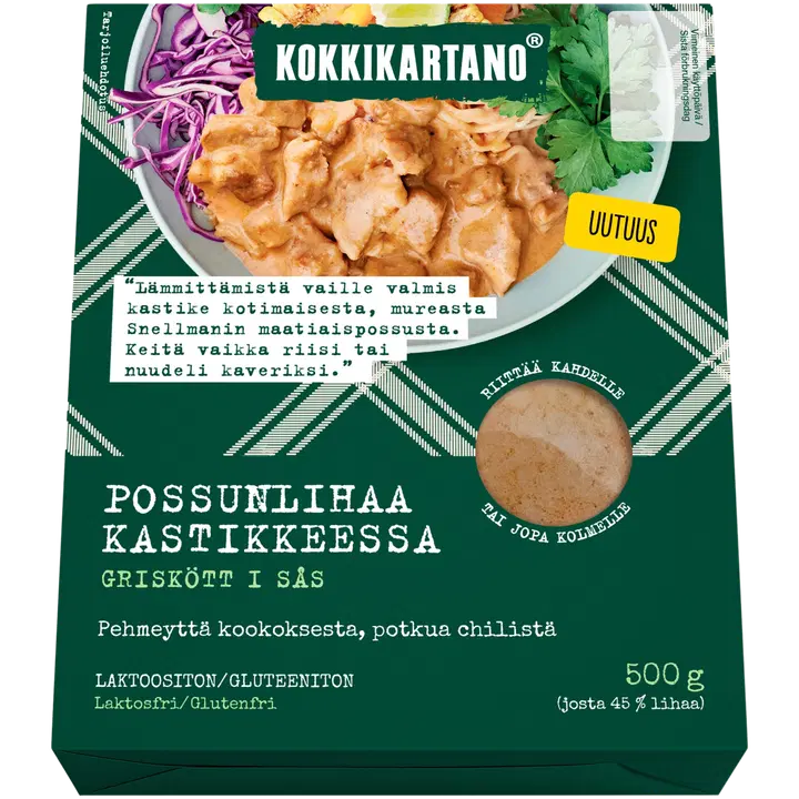 Kokkikartano Possunlihaa kastikkeessa 500g