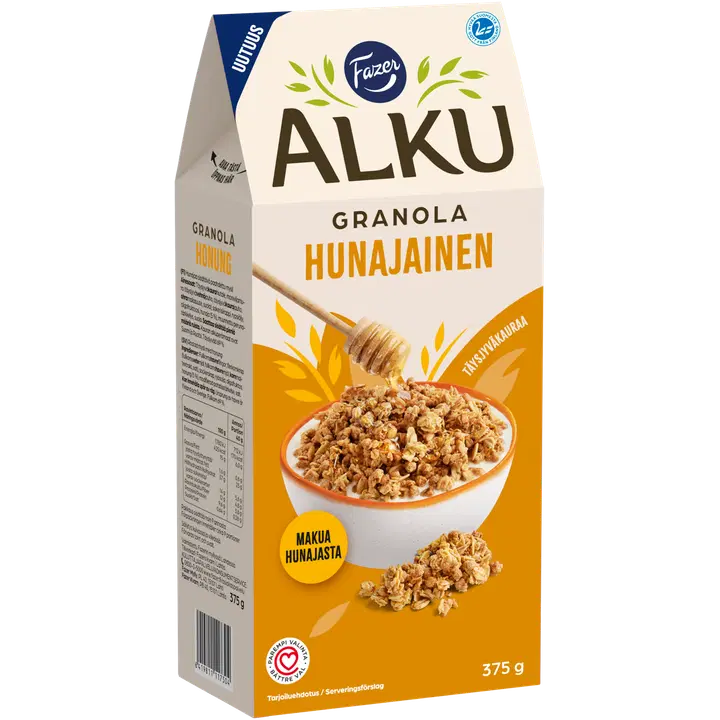 Fazer Alku Hunajainen granola 375 g