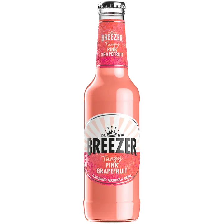 Breezer Pink Grapefruit juomasekoitus 4 % lasipullo 0,275 L