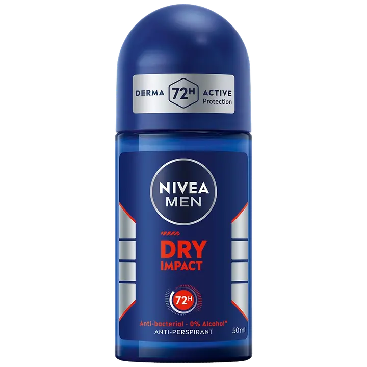 NIVEA MEN 50ml Dry Impact Deo Roll-On -antiperspirantti