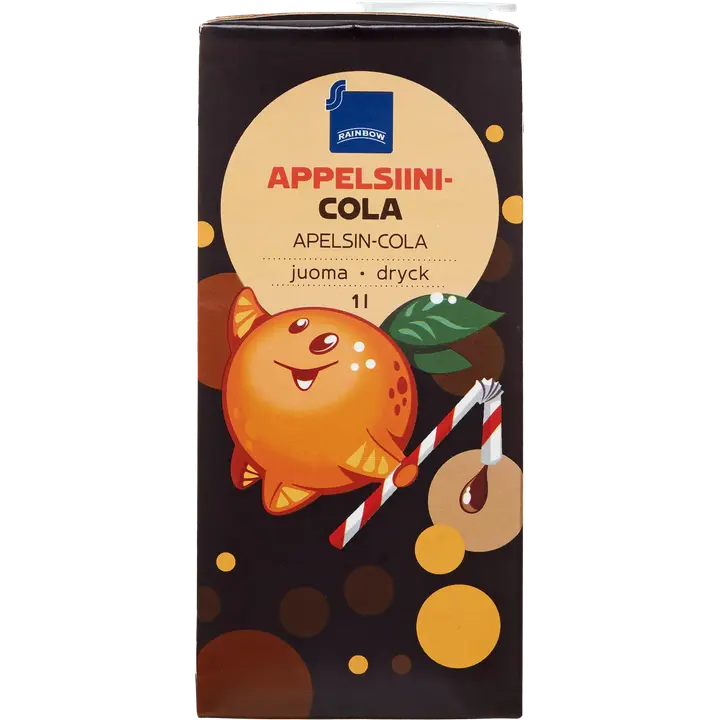 Rainbow appelsiini-colajuoma 1l