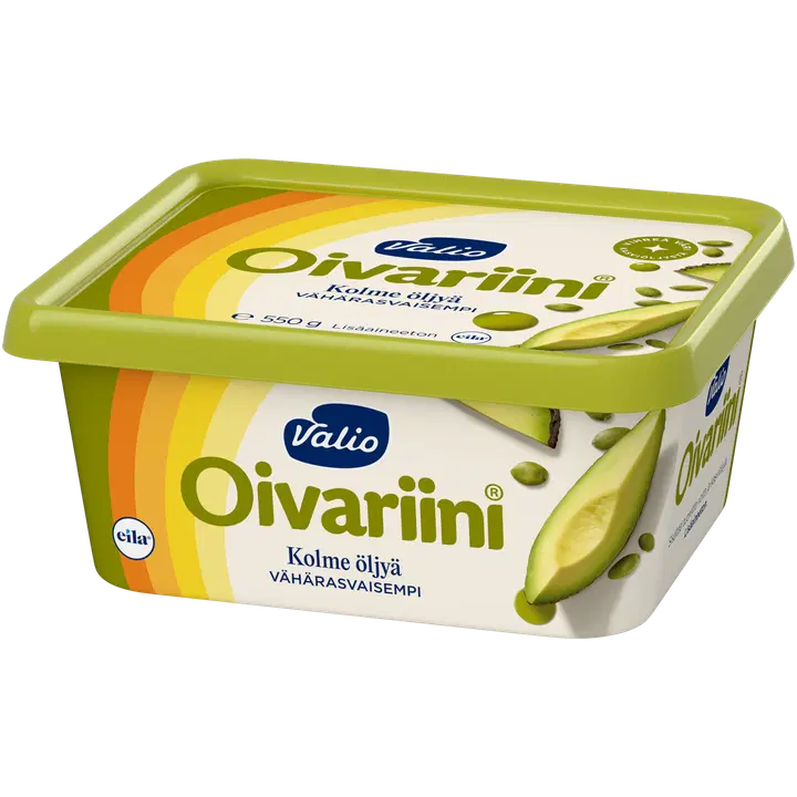 Valio Oivariini® kolme öljyä levite vähärasvaisempi laktoositon 550 g