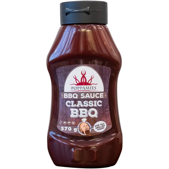 Poppamies Classic BBQ, barbeque-kaste, 570 g