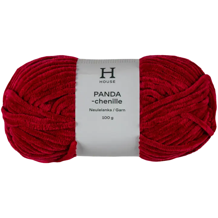 House lanka Panda chenille 100 g Dark red 2786