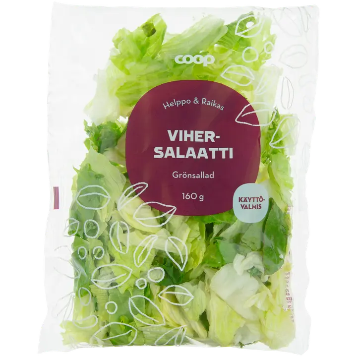 Coop vihersalaatti 160 g