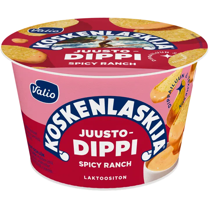 Valio Koskenlaskija® juustodippi spicy ranch laktoositon e185 g