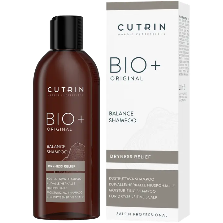 CUTRIN BIO+ Shampoo kuivalle hiuspohjalle 200 ml