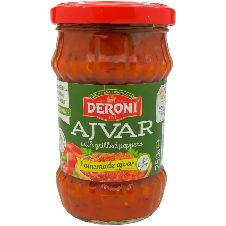 Deroni Paprika-munakoisotahna Ajvar 250 g