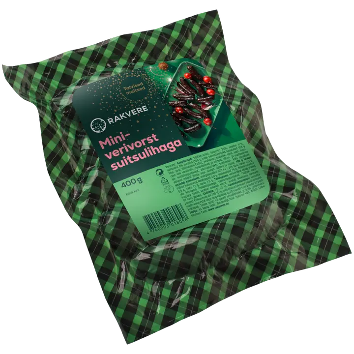 Rakvere Miniverivorst Suitsulihaga 400G