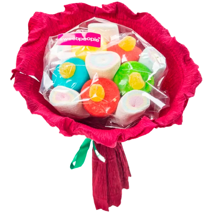 Sweetpeople vaahtokarkki kukkakimppu 100g