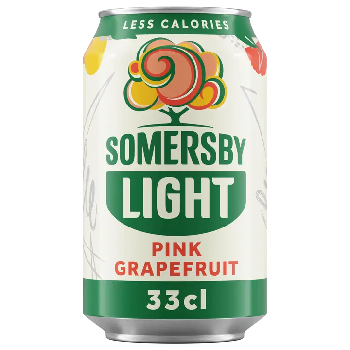 Somersby Pink Grapefruit Light siideri 4 % tölkki 0,33 L