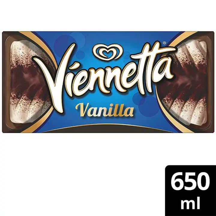 Viennetta Vanilja jäätelö kotipakkaus 650ml/320g